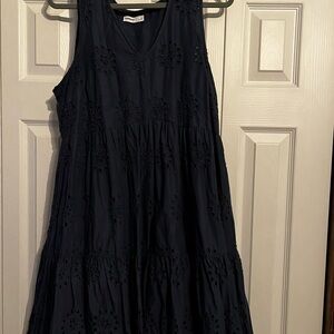 Navy Sleeveless Dress